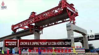 Bersejarah! Jokowi & Xi Jinping "Nobar" Uji Coba Kereta Cepat