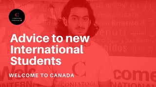 Advice to new International students