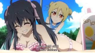 Anime girls tickling