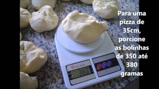 Receita de massa de pizza do chef DU'TCHELLO