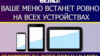 Как адаптировать меню ВКонтакте под мобильные устройства