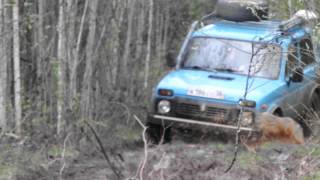 Покатушка 23.05.2015г. Нива 4х4 Братск бездорожье грязь