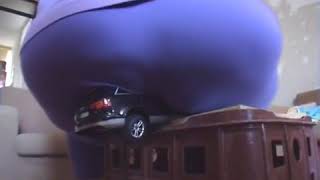 Giantess BBW Jessica Audi Model Car Buttcrush