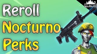 FORTNITE - Reroll Nocturno Perks!?!? (New Chrome Heroes And Anti-Material Sniper)