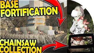 CHAINSAW COLLECTION, BASE FORTIFICATION, TRADER DEALS! - 7 Days to Die Alpha 16 Gameplay Part 67 S2