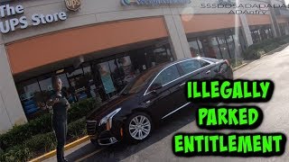 Illegally Parked Driver & an ANGRY UPS manager, Can't Get it together