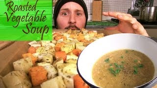 Roasted Vegetable Soup - The Vegan Zombie