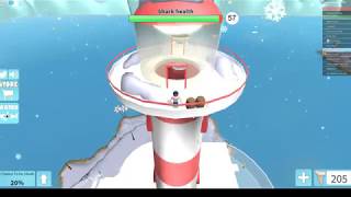 Yacht vs Shark {Roblox Sharkbite with Sis}