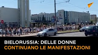 Bielorussia: delle donne continuano le manifestazioni contro la violenza post-elettorale