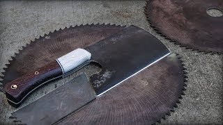 From Saw Blade To Knife | Cleaver