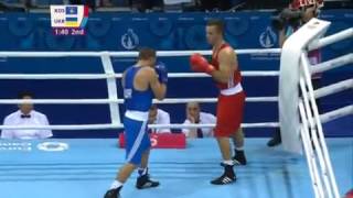 #Бокс ЕИ  81 кг Александр ХИЖНЯК UKR   Арменд Кхокхаж KOS 1 4 финала