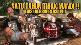 SATU TAHUN TIDAK PERNAH MANDI !! BERSIH BERSIH SI PARI !