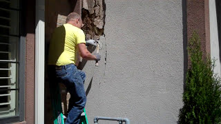 E.I.F.S. damage so called synthetic STUCCO damage on your home WATCH THIS you are all in denial
