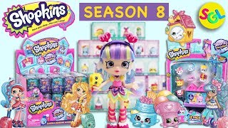 Shopkins Season 8 World Vacation: Surprise Blind Bags & 12 Pack with Rainbow Kate Shoppies Doll