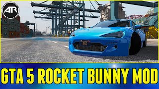 GTA 5 PC Mods : Rocket Bunny GT86 Drifting!!! (Jump Drifts & 360 Drifts)
