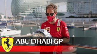 Abu Dhabi GP - Seb’s helmet for his last race with the Scuderia