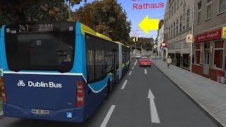Omsi 2: Map Gladbeck V5, Route 247 to Buser Rathus. Hamburg C2