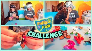 SFIDA! Indovinare il Puffy Paw da bendati!!