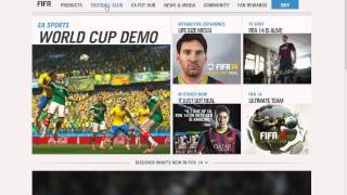 Как открыть web приложение FIFA 14 ULTIMATE TEAM?