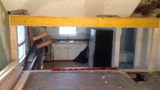 How To Install Load Bearing Beam- Laminated Veneer Lumber LVL (PART-5)