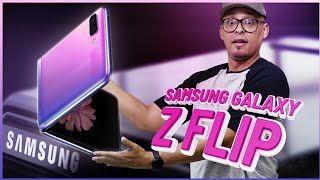VEJA ELE! SAMSUNG GALAXY Z FLIP, SMARTPHONE DOBRA na palma da mão!