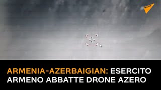 Armenia-Azerbaigian: esercito armeno abbatte drone azero
