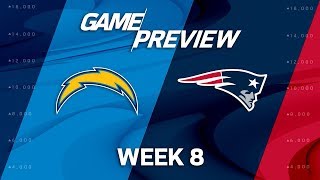 Los Angeles Chargers vs. New England Patriots | Week 8 Game Preview | Move the Sticks