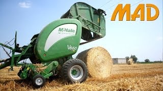 Round baler McHale V660: test in campo