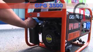 Генераторы Gerrard - GPG2500, - GPG3500