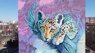 Un artist din Krasnodar decorează clădirile din întreaga lume