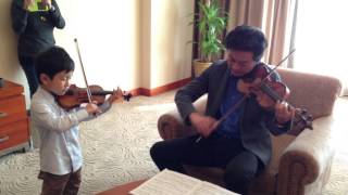 Bach d minor two violins concerto-吕思清和Christian Li (6)