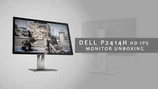 Dell P2414H IPS Monitor Unboxing