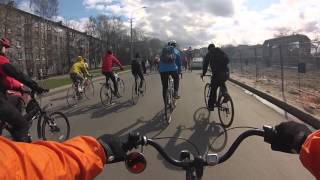 Открытие летнего и закрытие зимнего велосезона 2016. Санкт-Петербург. Bicycle day 2016.