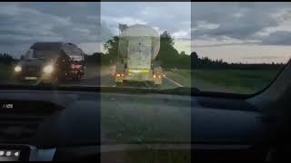 ДТП на трассе "Нарва" в Кингисеппском районе. Июнь 2019 года