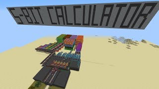 Minecraft Red Logic Calculator Showcase [5-bit]