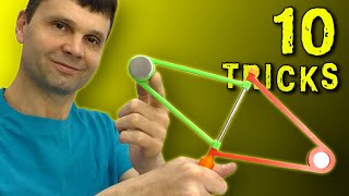???? 10 ПРОСТЫХ и УДИВИТЕЛЬНЫХ ЭКСПЕРИМЕНТОВ С МАГНИТАМИ о которых ты точно не знал!