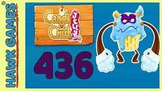 Candy Crush Jelly Saga Level 436 (Puffler Boss mode) - 3 Stars Walkthrough, No Boosters