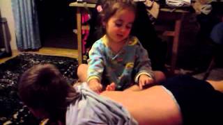 "Рельсы, рельсы" -  Мама Анечке делает - не больно...Why hurt ? Mum Anya does not hurt...