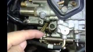 Cold Start operation of Variable venturi carburator