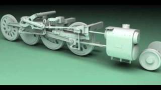 Big boy 4014 Steam engine animation