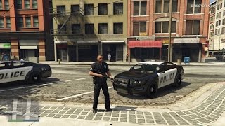 How to play as a police officer GTA 5 (PS4/XBOX)