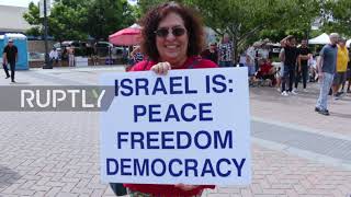 USA: Mike Pompeo addresses 'We Are Israel' gathering in El Cajon amidst protest rally