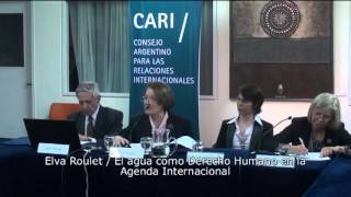 Agua como derecho humano - Roulet PARTE 1