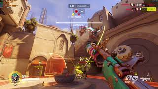 AMD Radeon RX 460-core i3 2125-8gb ram Overwatch FPS Test(low settings)