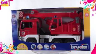 Bruder  Пожарная машина автокран Man 02 770