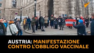 #Austria: oppositori dell’obbligo vaccinale tengono una manifestazione