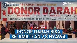 Rayakan Imlek dan Sambut HUT ke-19 Tribun Timur, Donor Darah Digelar
