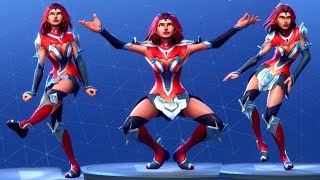 Fortnite Valor Costume Performs All Dances Season 1-4