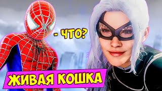 DLC Человек Паук ЧЕРНАЯ КОШКА СЮРПРИЗ Прохождение Человек Паук Funny Games TV #37