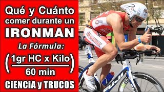 Cuánto y Qué comer en Ironman y Triathlon Larga Distancia: Ciencia y Trucos